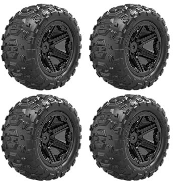 Womaqu 14401-21 1/14 RC Accessori Auto Rally, Ricambi Veicolo RC & Set pneumatici per 14431 & 14332 & 14331 (4PCS)