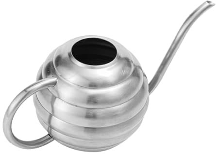 BESPORTBLE Arrosoir en Acier Inoxydable De 400 ML Pot en Métal avec Bec Verseur Recharge Facile sans Danger pour Les Plantes Dintérieur Outil De Jardinage Extérieur