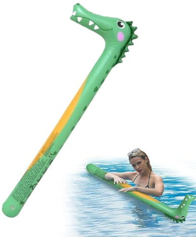 Kinder Schwimmnudel Inflatable Noodles, 110cm Schwimmnudel Poolnudel, Zum Baden Oder Aquasport, Blowpool Nudeln Für Die Reise, Cartoon Animal Pool Noodle Float,Interactive Fun Float