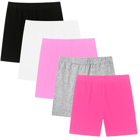 Moitiy cykelbyxor, barnleggings, korta byxor, flickor, sportbyxor flickor, träningsbyxor, kruz, bomull, sport, shorts, sommarbyxor, 5–14 år