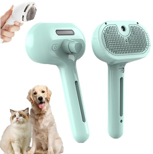 Felanis - 3-In-1 Fellbürste Mit Sprühnebel, Neues, Verbessertes Modell, 3-In-1 Hundebürste, Entfilzt, Pflegt & Reinigt – Die 3-In-1 Bürste, Mit Selbstreinigungsfunktion (2PCS-3)