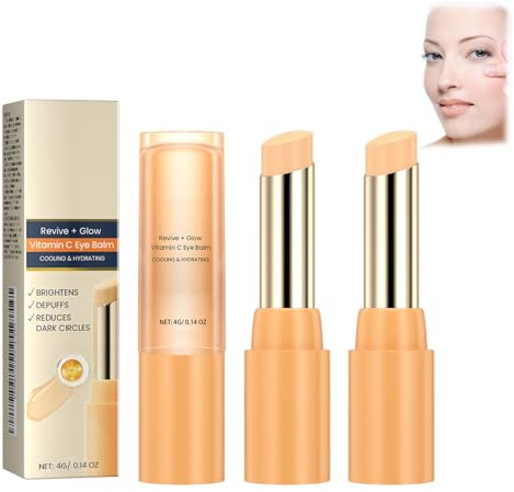 Augenbalsam mit Vitamin C hellt auf und reduziert Schwellungen, Multi-Correxion Hydrating Eye Stick für Augenringe und Schwellungen, Feuchtigkeitsspendende Feuchtigkeitscreme Retinol (3pcs)