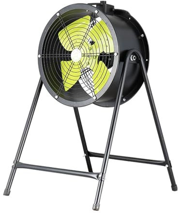 Ventilador de pie metálico Ventilador industrial Taller de fábrica de alta potencia Ventilador eléctrico Extractor de piso Ventilador cilíndrico de almacén Ventilador industrial de pie(20 inch)