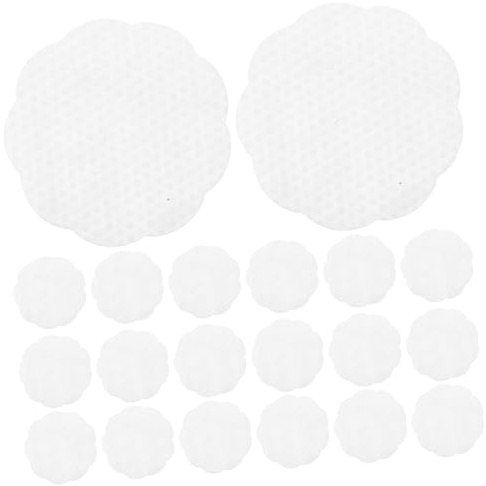 Healeved 100 Stück Make Up Entferner Pads Weiche Runde Vliesstoff Pads Mit Blumenmuster – Sanfte Tücher Zum Entfernen Von Augen Make Up Und Lippenstift Für Die Tägliche Hautreinigung Auf