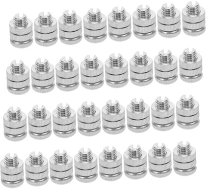 CHILDWEET 32 Pcs Aluminum Alloy Electric Fence Wire Connectors Split Bolt Joint Clamps for High Voltage Fencing Secure Stable Line Splice Connectors for Farm Garden Safety Easy Setup