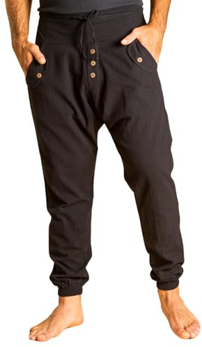 PANASIAM Yogipants 01, cotton, black, L