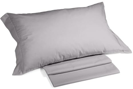 Caleffi - Completo Letto Singolo in 100% Cotone Composto da Lenzuola Letto Singolo 160x285 + 1 Lenzuolo con Angoli Singolo Coprimaterasso Sotto 90x200 per Materasso Alto 28 cm + 1 Federa Cuscino 50x80