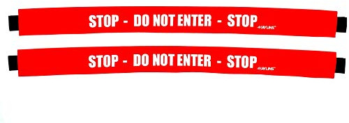 Haylins Stop Do Not Enter Schild mit magnetischen Enden, Nylon Türbarriere, 2 Stück