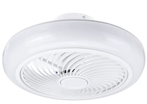 BEL AIR HOME - Ventilador de Techo LED 80W con Luz, Motor DC Eficiente, 4 Velocidades, Control Remoto - Ventilación Verano, Iluminación Invierno (45 CM)
