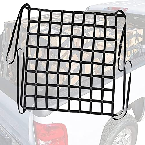 GUODDM Hochleistungs Hebenetz - Anhängernetz, Hebegurte Für Hebezeuge, Flaches Hebenetz Aus Polyester, Hängendes Netz Zum Be Und Entladen Von Fracht (Size : 4 X 4M/Mesh 20cm/Load 3.5t)