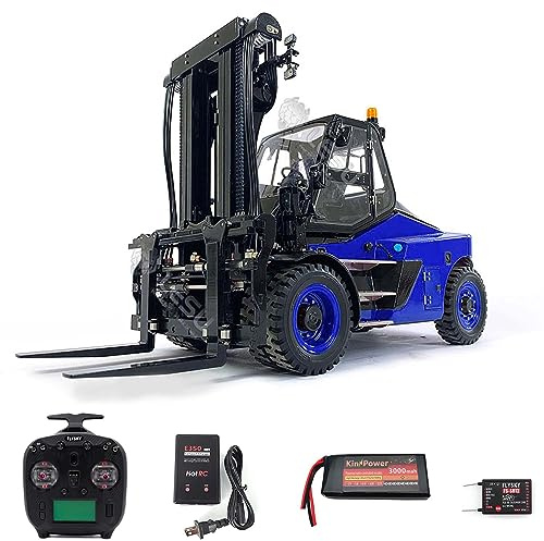 TOUCAN RC HOBBY LESU 1:14 Metallo RC Carrelli elevatori idraulici Aoue LD160S per Linde RTR Trucks Model