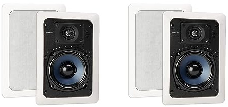 Polk Audio RC55i 2 Way in Wall Speakers - 4 Pack (White)
