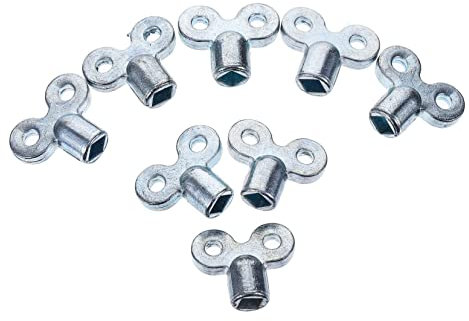 BESTonZON 30pcs Bleed Radiator Key Air Vent Key for Central Heating Radiator Wrench Smooth Surface