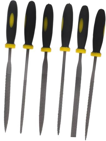 jojofuny 6stücke Holzraspel-set Mit Ergonomischen Griffen Grob Gezahnte Raspel Für Holz Leder Robustes Holzraspel Werkzeug Für Präzise Holzbearbeitung