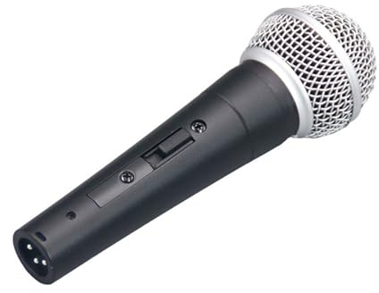 Sångmaskin sladdade mikrofoner för karaoke enkelriktade dynamiska sångmikrofoner för karaoke-maskinhögtalare