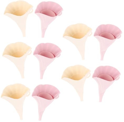 HOMOBABE 10piezas Accesorio De Cocina Versátil Embudo Plegable Embudo De Plástico Para Aceites y Líquidos