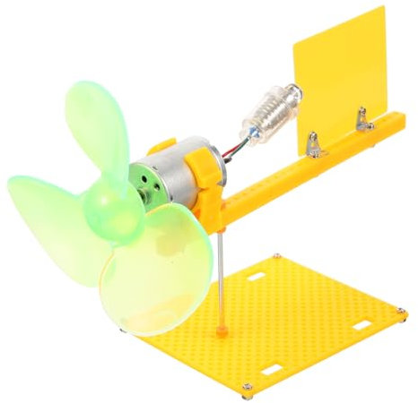 POPETPOP Generatore Eolico DIY per Esperimenti Scientifici per Ragazzo Ragazza e Studenti, Motore in Plastica 1w 8v, Mini Turbina Eolica Educativa per Uso Domestico