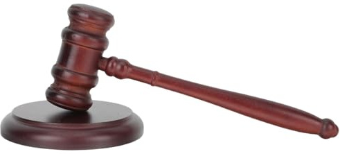 Martillo De Juez De Madera Martillo de subasta, mazos de madera, mazo de juez, mazo de madera con bloque de sonido for abogado, tribunal Para Juez, Abogado