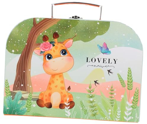 WRITWAA Kinder Tragbare Aufbewahrungsbox aus Pappkarton mit Robustem und Leichtem Design für Täglichen Gebrauch und Elegantes Geschenk für Junge Mädchen