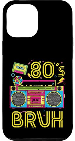 Bruh Boombox Radio stéréo rétro années 80 pour Hommes, Femmes, Enfants Coque pour iPhone 12 Pro Max