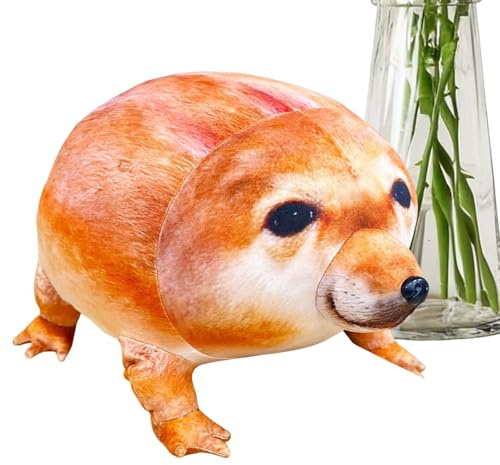 Generisch Coussin animal amusant - Peluche douillette pour aider à s'endormir - Coussin douillet pour et adultes - Pour la maison, le canapé, le lit, la salle de jeux, la voiture, un