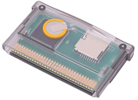 Acouto Cartuccia di Gioco Flash Universale con capacità di 2 GB Compatibile con Console di Gioco SP IDS per Memoria in Formato FAT (Trasparente)