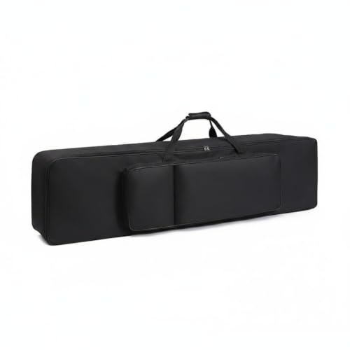 MotiveTech Bolsa Teclado Teclado Completo Bolsillo Frontal Funda Acolchada Tejido Suave Accesorio Musical para Transporte, Almacenamiento