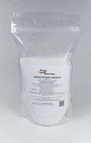 Corrector Foliar Boro magnesio nitrogeno micros. 1 Kilo. Fertilizante para la brotación floración de frutales.
