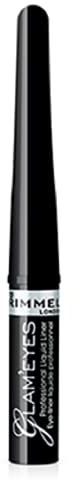 Rimmel Glam'eyes Professional Liquid Eye Liner, Black Glamour