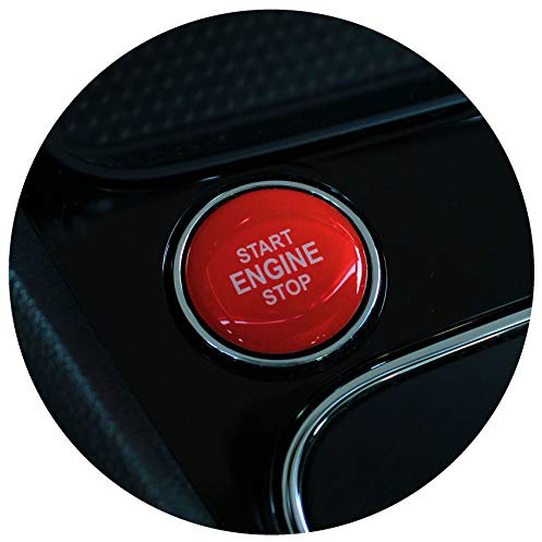 Gel Emblema Start Stop Botón Protectora Pegatinas Keyless Go Carbono Cover Tapa Cubierta