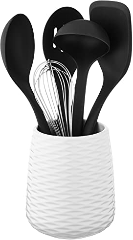 KitchenAid KQ562BXAQA - Set di 6 attrezzi e gadget con cocco, plastica, colore: Acqua