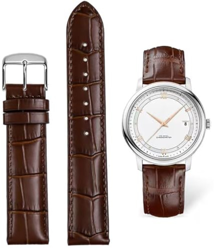 FOUUA Uhrenarmbänder Band Echtes Leder Armband Alligator Geprägte Ersatzarmbänder Armband 12 13 14 15 16 17 18 19 20 21 22 24 mm