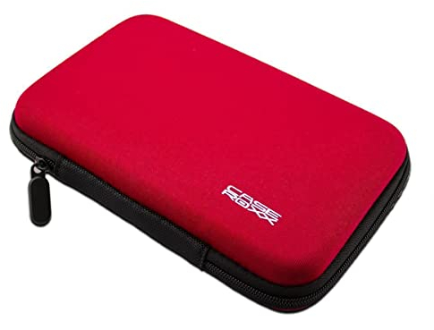 GPS-Tasche für Garmin DriveSmart 76 – Hardcase mit Gummizug & Zubehörfach – stoßfest & ideal für unterwegs