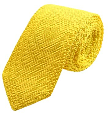 WANYING Herren 7cm/ 2,75 Schmale Strickkrawatte Gestrickte Narrow Krawatte Knit Tie Retro Sporty Casual Büro Basic für Gentleman