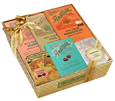 Chocolate Amatller Regalo Original (Caja Regalo Chocolate Dark Sensations) Variados, 335 g