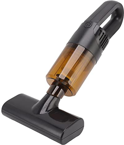 Wnesy Aspirapolvere per Materassi, Aspirapolvere a Letto Aspirante 6000pa Rimozione di Acari per Peli di Animali Domestici con Luce Viola (Nero)