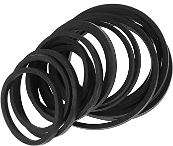 HIRNER Motorrad 20 STÜCKE 2mm Breite Mix Kassette Bandmaschine Gürtel Sortierte Gemeinsame Quadratische Gummigürtel Für Rekorder Für CD Für DVD Laufwerk Antriebsriemen Zahnriemen(A)