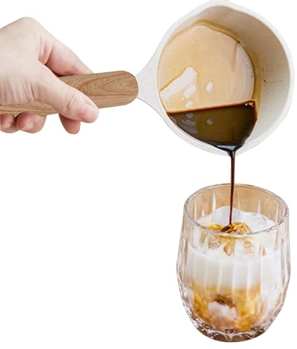 Antihaftbeschichteter er Topf, Gleichmäßige Wärmeableitung, Antihaftbeschichteter Milchtopf 250 Ml für zu Hause für Gasherd
