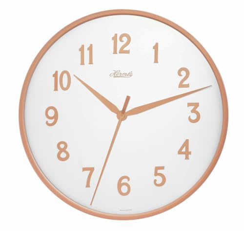 Hermle Wanduhr Ø 40 cm 30921-V52100 Geräuscharmes Uhrwerk