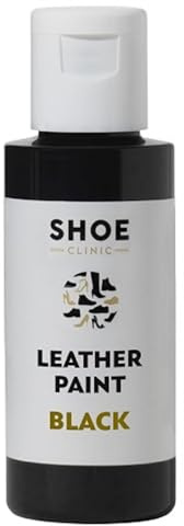 Shoe Clinic Pintura para cuero (negro, 50 ml)