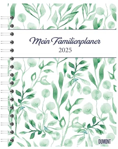 DUMONT - Pattern 2025 Familienplaner-Buch, 17,5x23,1cm, Planer mit stabilem Schutzcover und 80 Notizkarten zum Heraustrennen, mit Haushaltstipps und vielen Sonderseiten: Diary