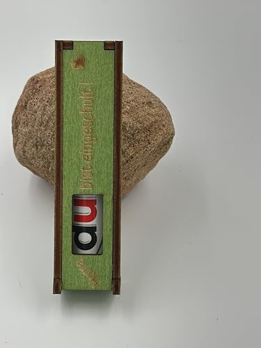 Du bist... Kinder-Duplo-Verpackung Schulkind grün Geschenk Duplo Verpackung Geschenkbox Schokoriegel Handmade Überraschung Praline Box persönlich individuell (Hurra Du bist eingeschult)