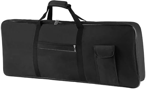 rockible Klaviertastatur-Tasche mit 76 Tasten, wasserdichte Schutzhülle für elektronisches Klavier, Tasche für Konzerte
