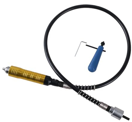 AOMIKITSTU Biegsame Welle Bohrfutter, Biegsame Welle Bohrmaschine 6.5A, Biegsame Welle 1 Stück, Flexible Welle 113cm, Drehschleifer Werkzeug für Bohrmaschine Drehwerkzeug Zubehör