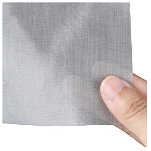 IBOWZ Drahtgitter,304 Edelstahl Drahtgeflecht 230 Mesh Edelstahl-Drahtgeflecht, hitzebeständiges Drahtgeflecht aus Metall für Lüftungsziegel, Filter, Sicherheit, Fenster und Garten
