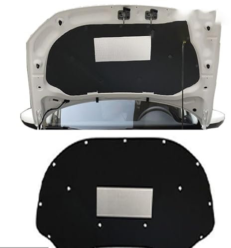 SPYMX Coussin d'isolation phonique pour Capot Avant de Voiture, pour VW Volkswagen Santana 2013-2021, Housse insonorisée en Coton, Accessoires extérieurs