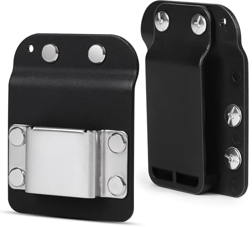 DBREAKS Porta Attrezzi da Cintura, Clip per Trapano per Cinture, Supporto Clip-on in Acciaio Inossidabile 304, per Avvitatori ad Impulsi, Trapani Senza Fili, Chiodatrici, Metri a Nastro