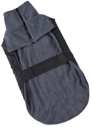 CLISPEED Hunde Regenmantel aus Polyester Reflektierende Multifunktions Jacke für Große Hunde XXL Winterbekleidung für Draußen