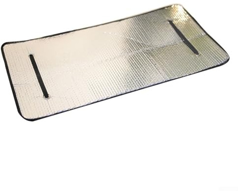 Yhenlovtt Cubierta exterior para aire acondicionado, 40 x 80 cm, reutilizable, lámina de aluminio, protección solar, a prueba de polvo, impermeable, aislamiento de ahorro de energía (B)