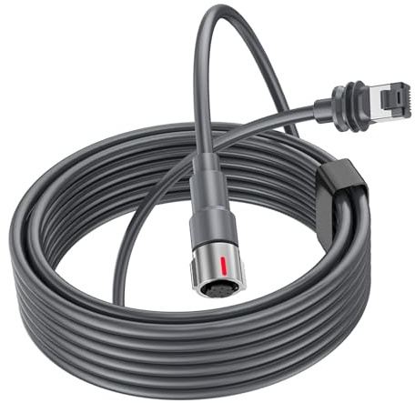 YWBL-WH Cavo di Prolunga Ethernet, per Parabola Ad Alte Prestazioni di Terza Generazione, Cavo in Gomma e Rame con Connettore Proprietario, per Adattatori di Alimentazione per Antenne